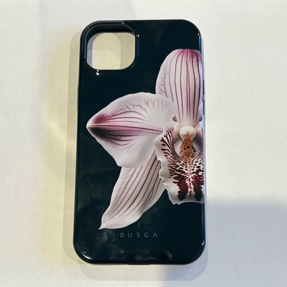 Burga Black Orchid Phone Case